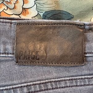 PAIGE Charcoal Denim Jeans